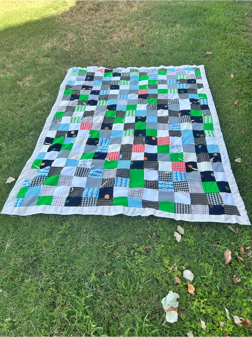 Handmade Patchwork Quilt vintage